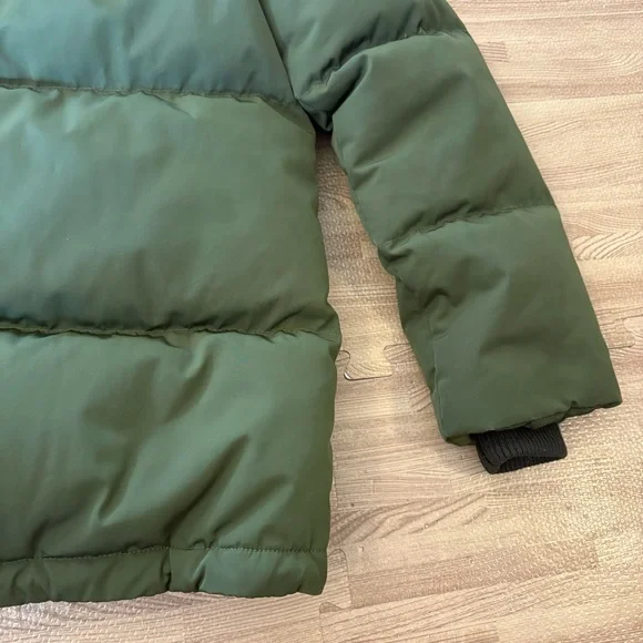 Madewell Olive Green Hooded Puffer Jacket Women’s XXS Winter Coat - Picture 10 of 16